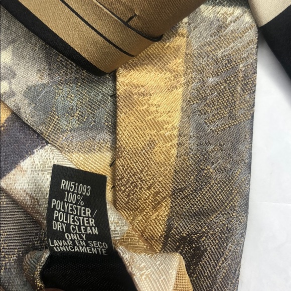 3/$15 Puritan Tie set of 2 silk, Polyester brown - Picture 9 of 10